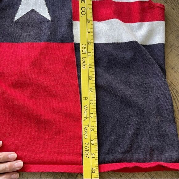 Crystal-Kobe 100% Cotton Stars and Stripes Sleeveless Sweater - Medium - Picture 4 of 6